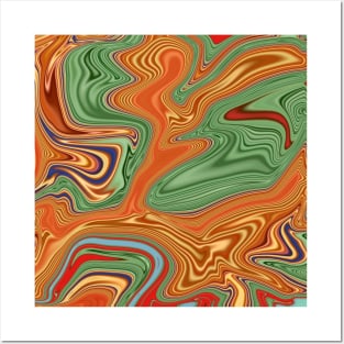 colorful marble pattern perfect for background or wallpaper Posters and Art